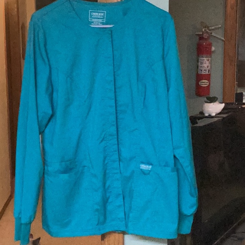Cherokee workwear, scrub jacket